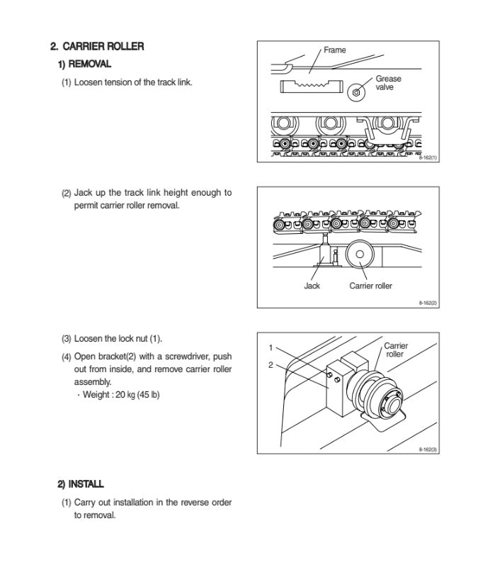 MANUAL DE SERVICIOS EXCAVADORA R210NLC-9
