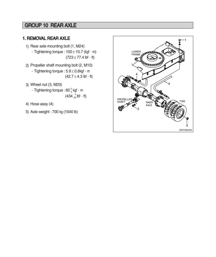 MANUAL DE SERVICIOS EXCAVADORA R210W-9