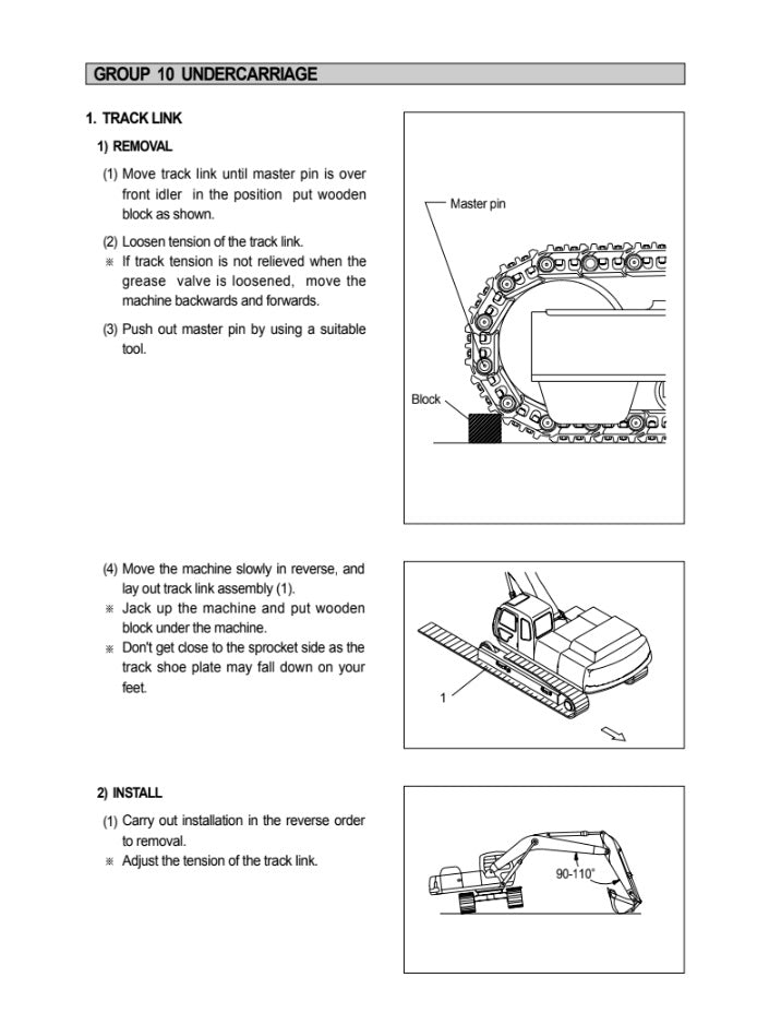 MANUAL DE SERVICIOS EXCAVADORA R250LC-3