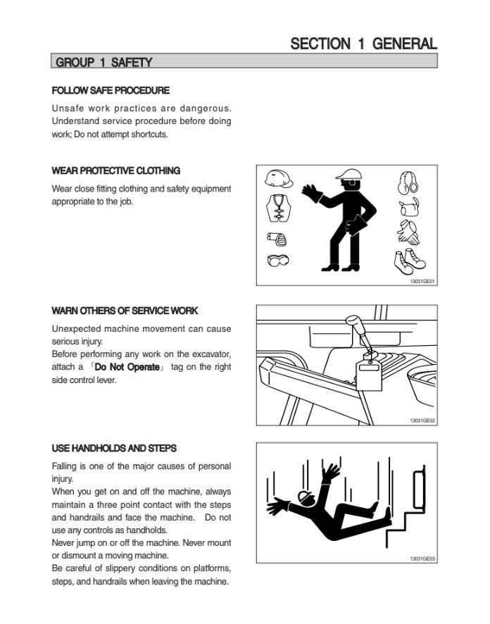 MANUAL DE SERVICIOS EXCAVADORA R260LC-9S
