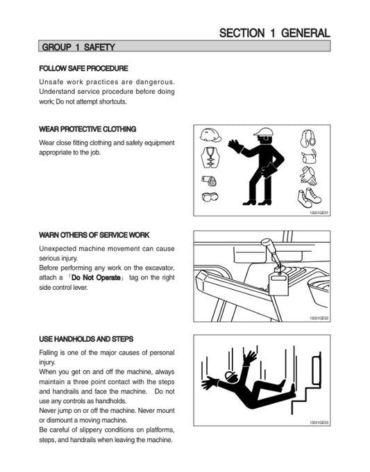 MANUAL DE SERVICIOS EXCAVADORA R260LC-9S