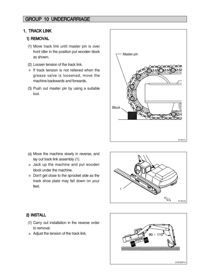 MANUAL DE SERVICIOS EXCAVADORA R300LC-7