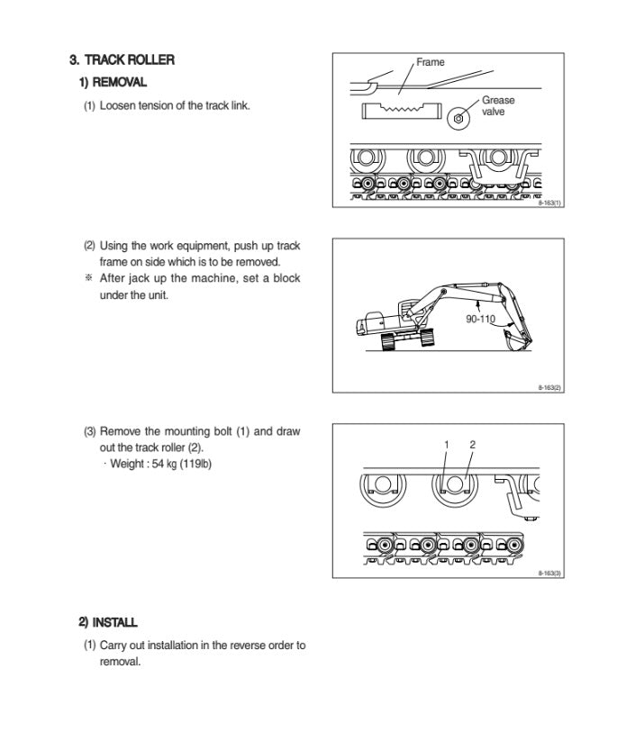 MANUAL DE SERVICIOS EXCAVADORA R330LC-9SH
