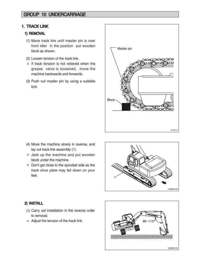 MANUAL DE SERVICIOS EXCAVADORA RB160LC-9S