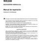 MANUAL DE SERVICIOS EXCAVADORA WX210 WX240