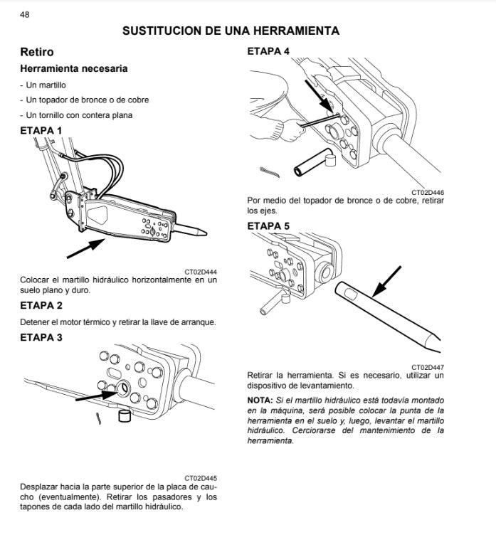 MANUAL DE SERVICIOS MARTILO HIDRAULICO SERIE CB