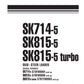 MANUAL DE SERVICIOS MINI CAGADOR SK714-5 SK815-5 SK815 TURBO