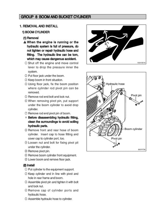 MANUAL DE SERVICIOS MINICARGADOR HSL650-7