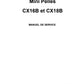 MANUAL DE SERVICIOS MINI EXCAVADORA CX16B et CX18B