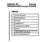 MANUAL DE SERVICIOS MINI EXCAVADORA CX31B CX36B