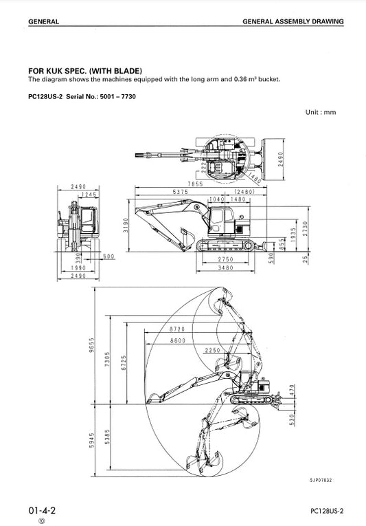 MANUAL DE SERVICIOS MINI EXCAVADORA PC128US-2 PC138US-2 PC138USL-2