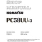 MANUAL DE SERVICIOS MINI EXCAVADORA PC58UU-3