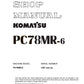 MANUAL DE SERVICIOS MINI EXCAVADORA PC78MR-6