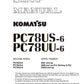 MANUAL DE SERVICIOS MINI EXCAVADORA PC78US-6 PC78UU-6