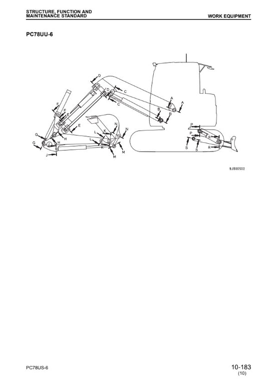 MANUAL DE SERVICIOS MINI EXCAVADORA PC78US-6 PC78UU-6