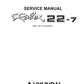 MANUAL DE SERVICIOS MINI EXCAVADORA R22-7
