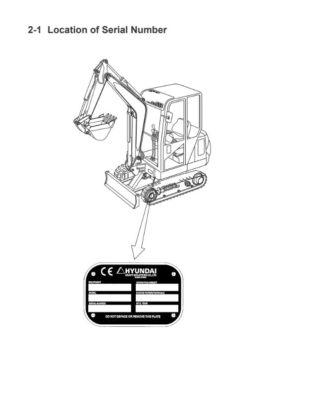 MANUAL DE SERVICIOS MINI EXCAVADORA R22-7