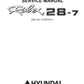 MANUAL DE SERVICIOS MINI EXCAVADORA R28-7