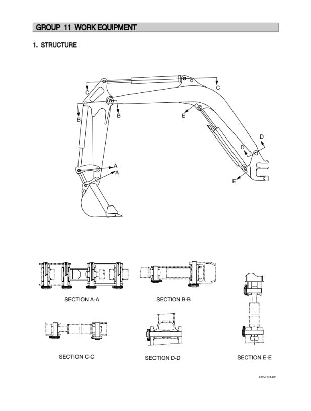 MANUAL DE SERVICIOS MINI EXCAVADORA R35Z-7
