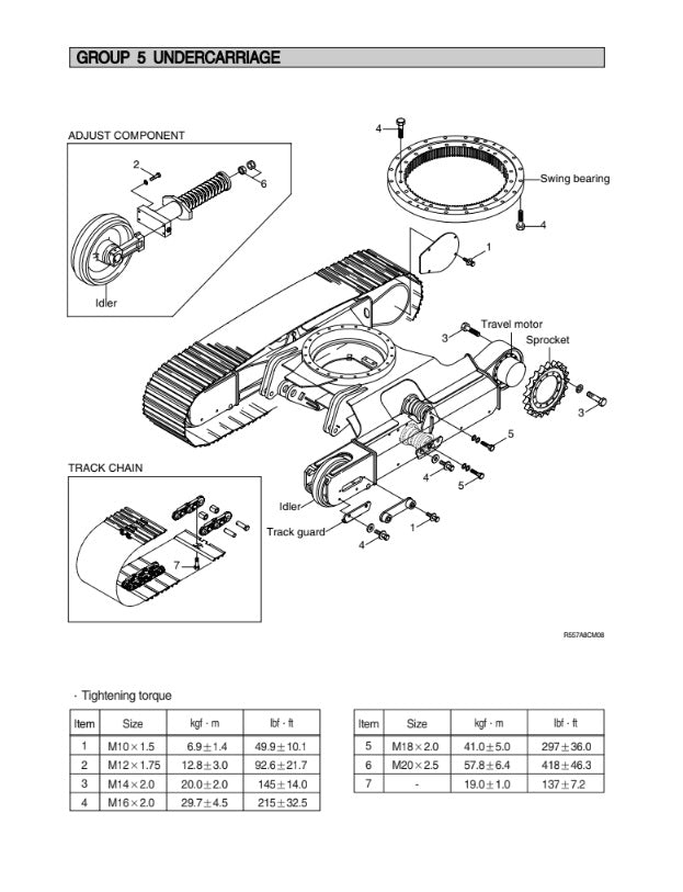 MANUAL DE SERVICIOS MINI EXCAVADORA R55-7A