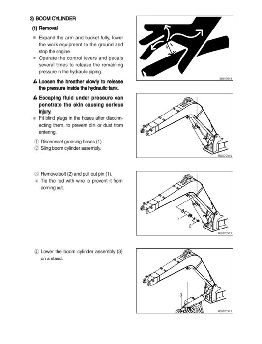 MANUAL DE SERVICIOS MINI EXCAVADORA R55-9A