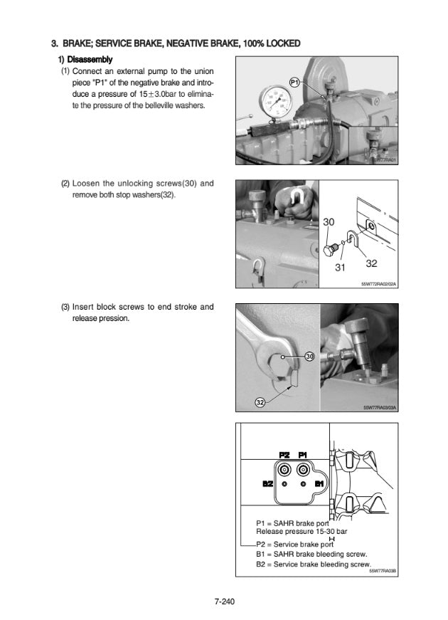 MANUAL DE SERVICIOS MINI EXCAVADORA R55W-7A