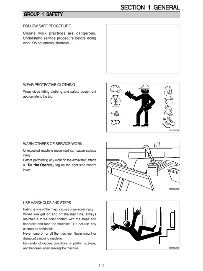 MANUAL DE SERVICIOS MINI EXCAVADORA R80-7