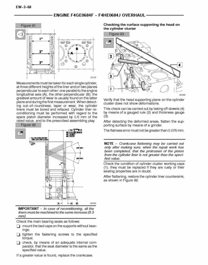 MANUAL DE SERVICIOS MOTOR 668T/M2 and 668T/E2