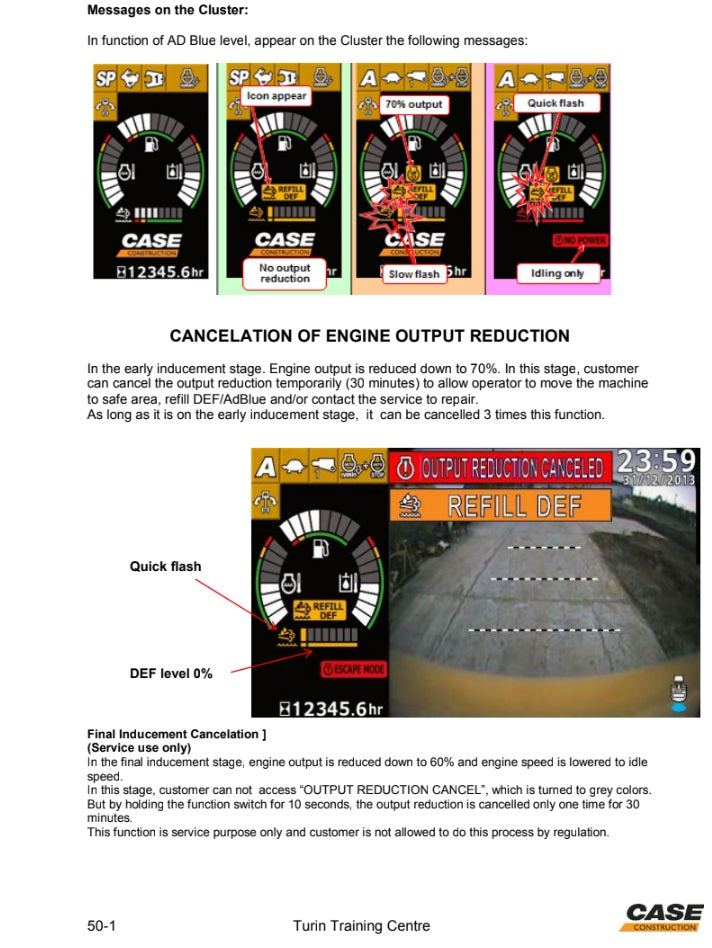 MANUAL DE SERVICIOS MOTOR EXCAVADORA CX-D