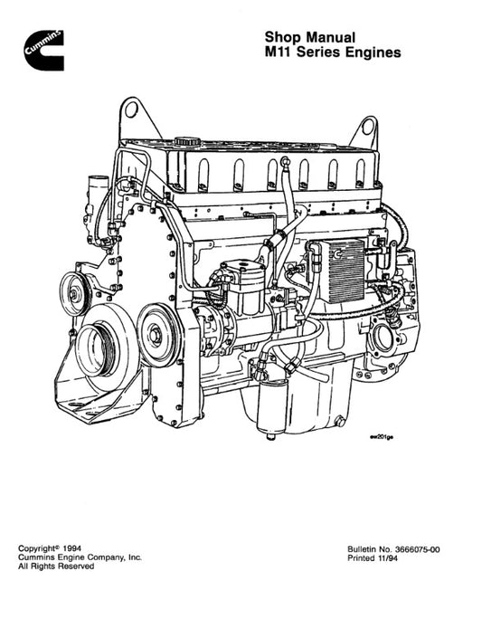 MANUAL DE SERVICIOS MOTOR M11 SERIES