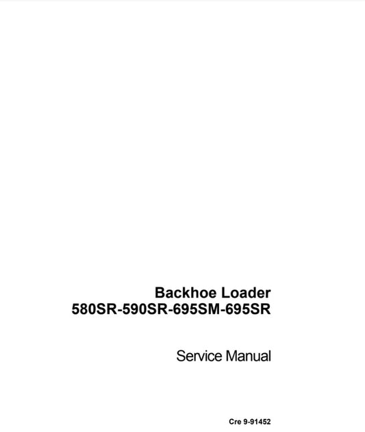 MANUAL DE SERVICIOS RETROCARGADOR 580SR-590SR-695SM-695SR