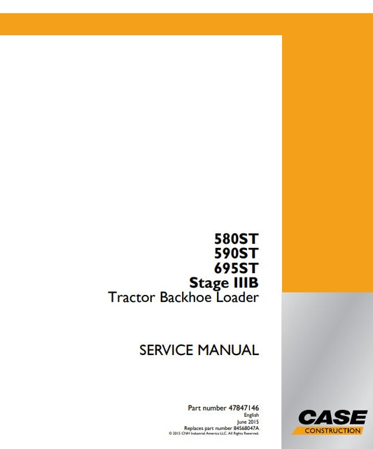 MANUAL DE SERVICIOS RETROEXCAVADORA 580ST 590ST695ST Stage IIIB SM