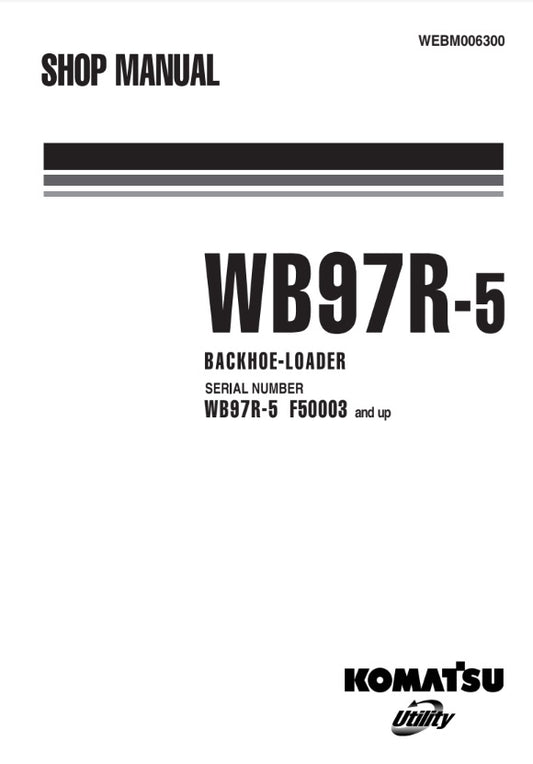 MANUAL DE SERVICIOS RETROEXCAVADORA WB97-5