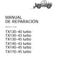MANUAL DE SERVICIOS TELEHANDLER TX130--40 TURBO TX130--43 TURBO TX130--45 TURBO TX140--43 TURBO TX140--45 TURBO TX170--45 TURBO