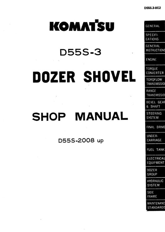 MANUAL DE SERVICIOS TRACTOR DE CADENAS D55S-3