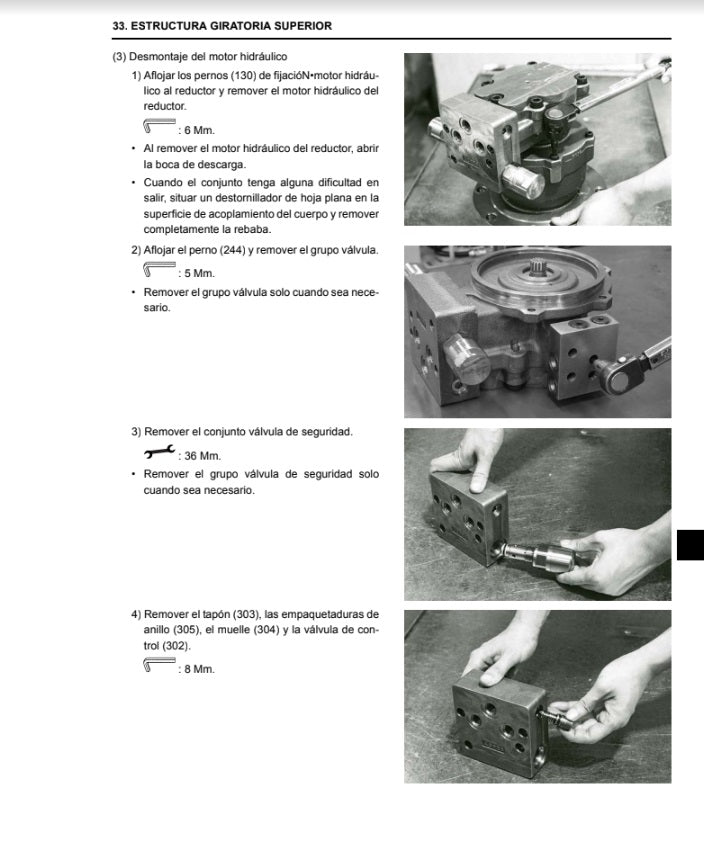 MANUAL DE SERVICOS MINI EXCAVADORA CX40B CX50B