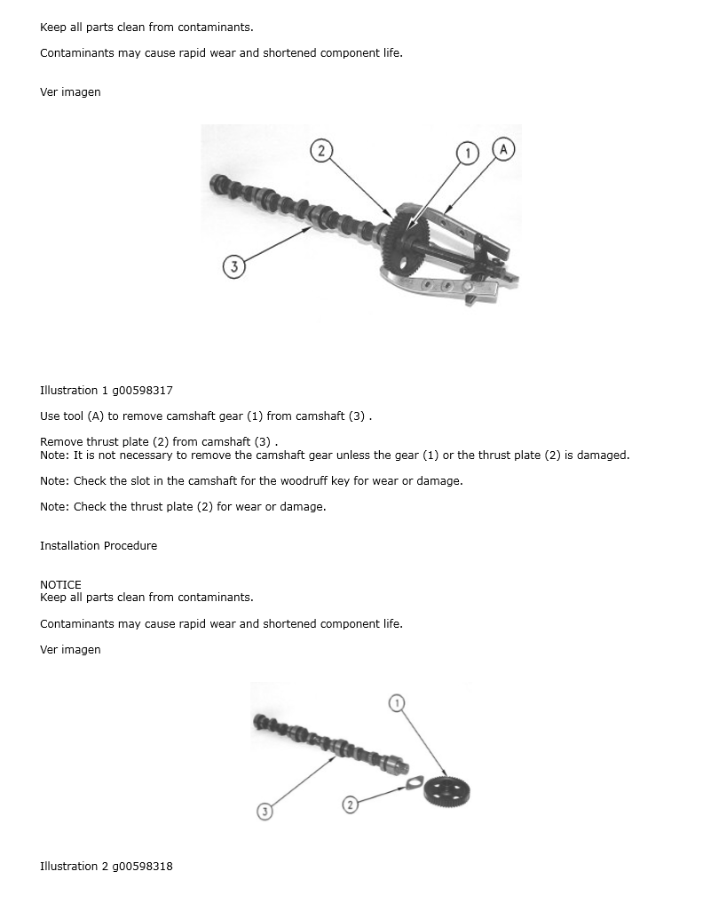 Manual Armado y Desarmado de Motor Caterpillar 3066