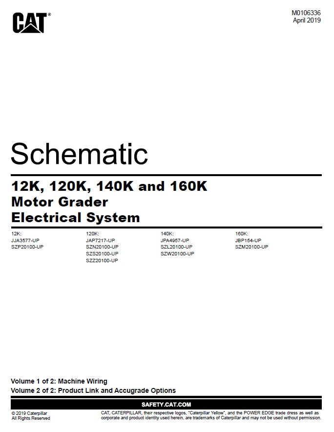 Manual Diagrama Electrico 120K Caterpillar
