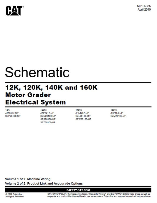 Manual Diagrama Electrico 120K Caterpillar