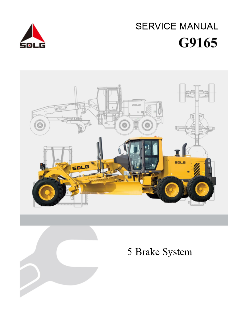 Manual Diagrama de Frenos Motoniveladora SDLG G9165 G9220