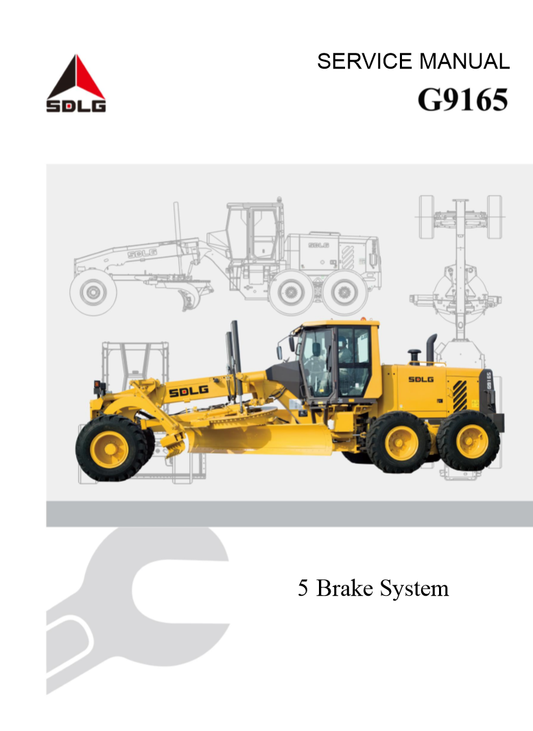 Manual Diagrama de Frenos Motoniveladora SDLG G9165 G9220