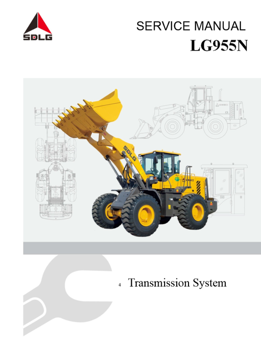 Manual Reparación Transmisión Cargador SDLG LG955N
