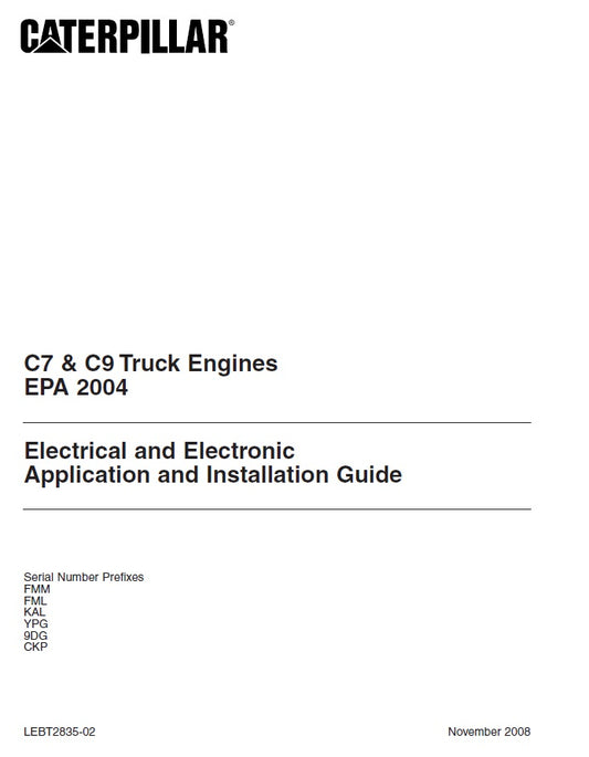Manual de Diagrama Eléctrico Caterpillar C7-C9