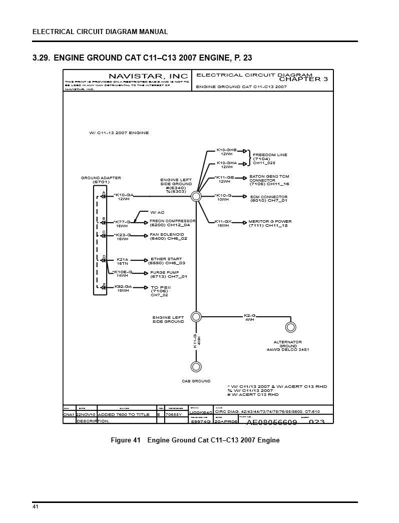 Manual de Diagrama Electrico Internacional 7300, 7400, 7500, 7600, 7700