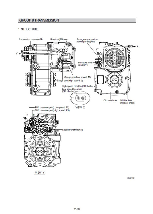 Manual de Diagrama Transmision Hyundai 140W- 9s
