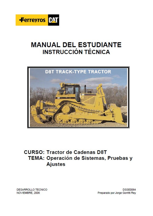 Manual de Operación y Mantenimiento D8T