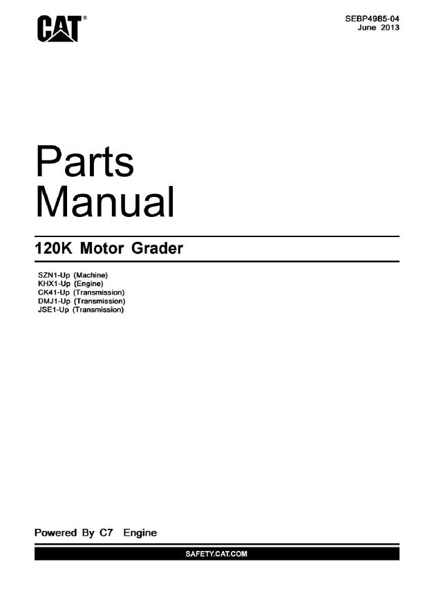 Manual de Partes 120K