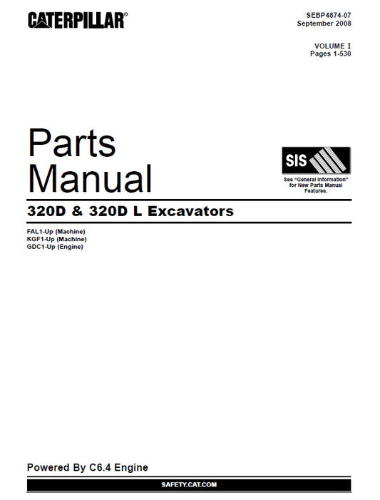 Manual de Partes 320D 320DL