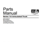 Manual de Partes Camión Articulado Caterpillar Series 730
