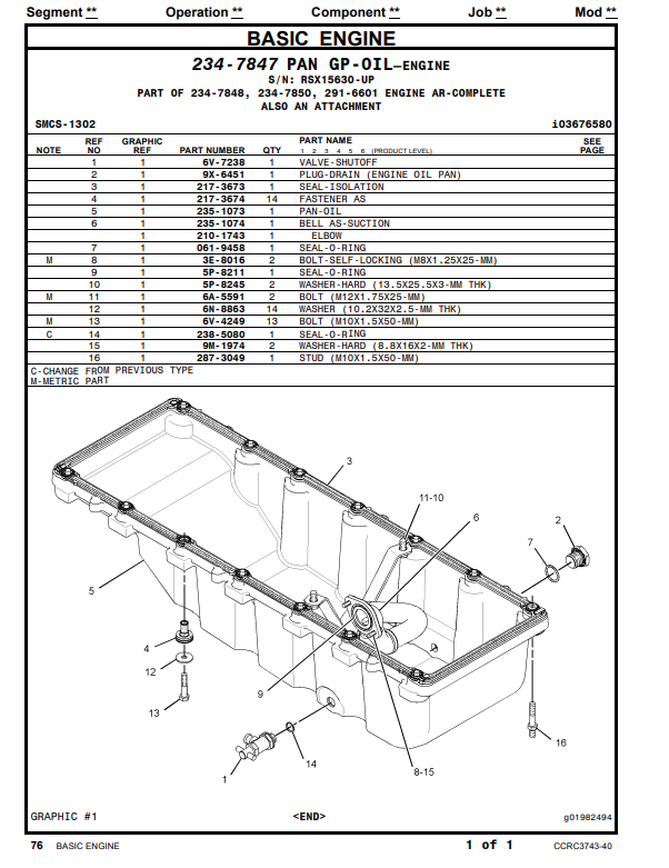 Manual de Partes Cargador Caterpillar 966H